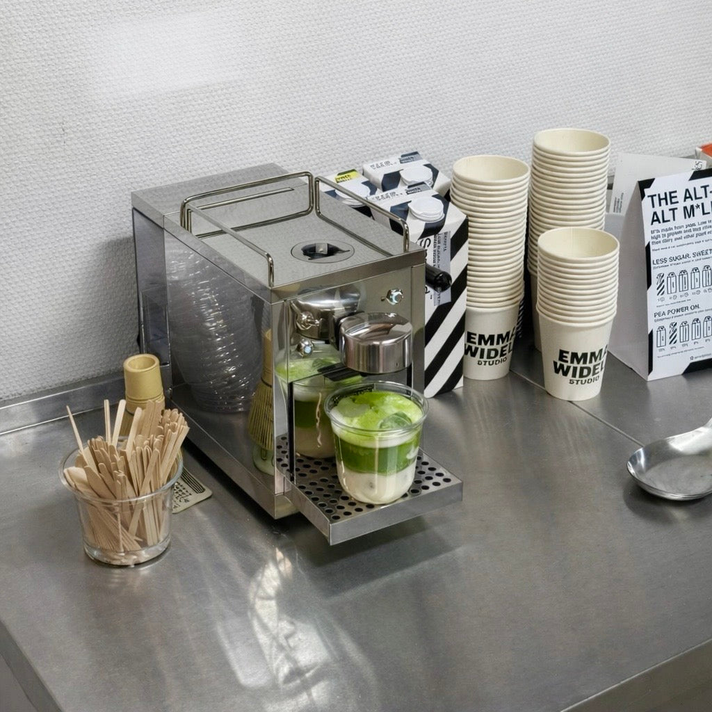 Matcha Pod Brewing in Nespresso Machine – Funky Matcha Ceremonial Grade