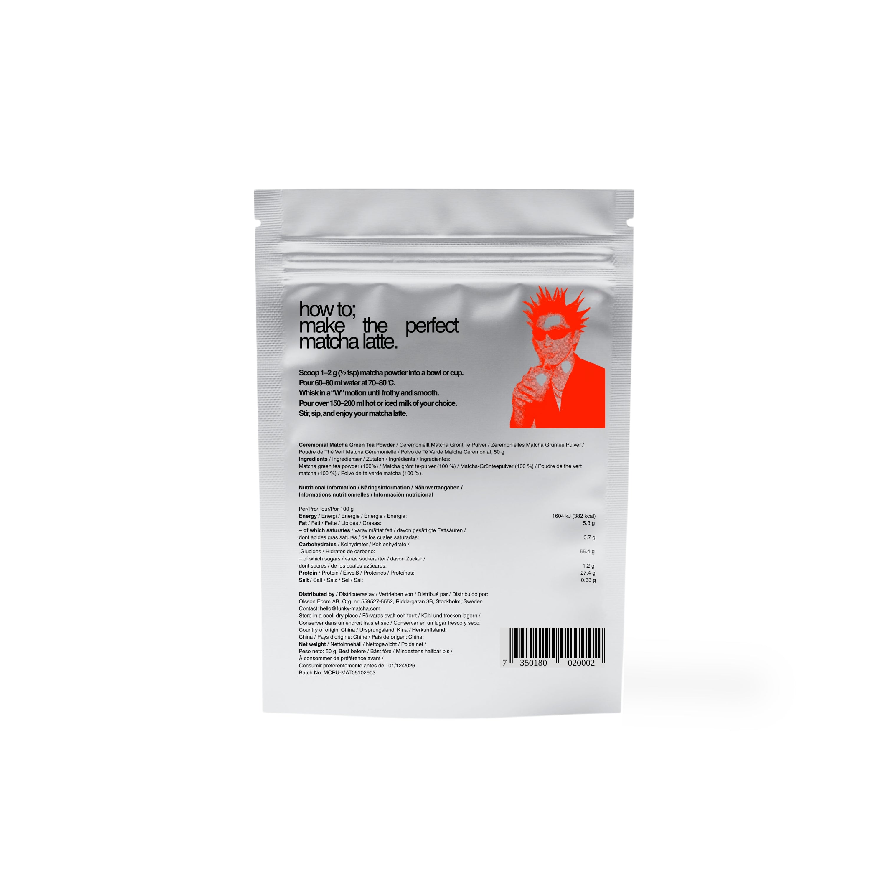 Ceremonial Grade Matcha Powder (50g)