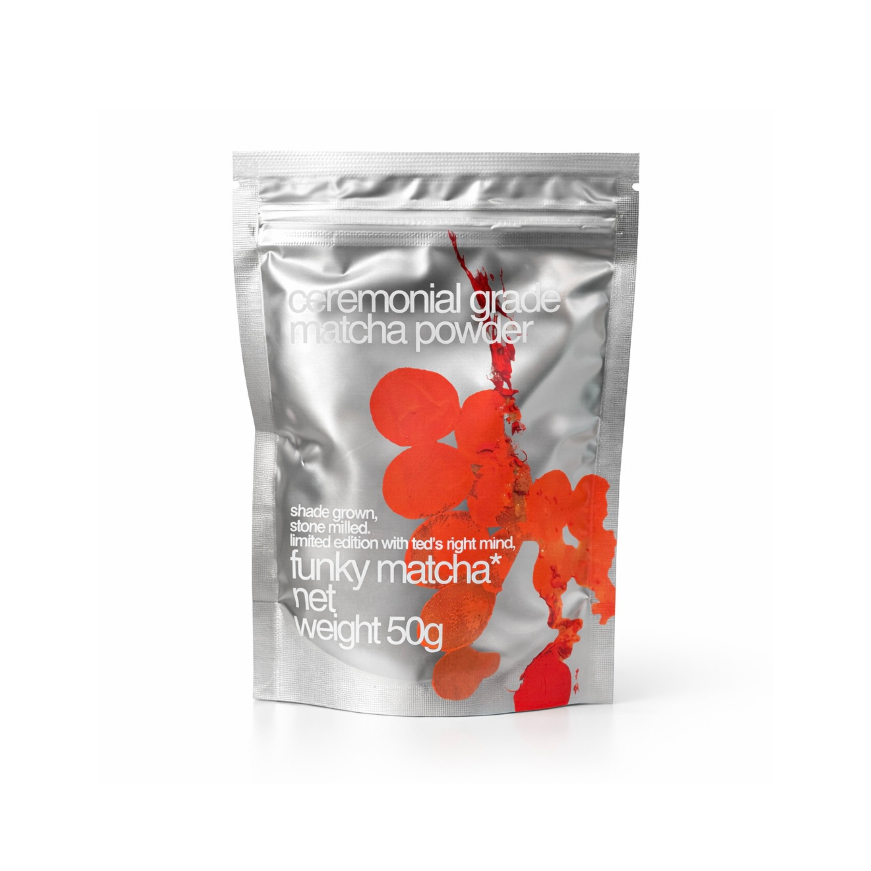 funky matcha 50g ceremonial limited edition collab