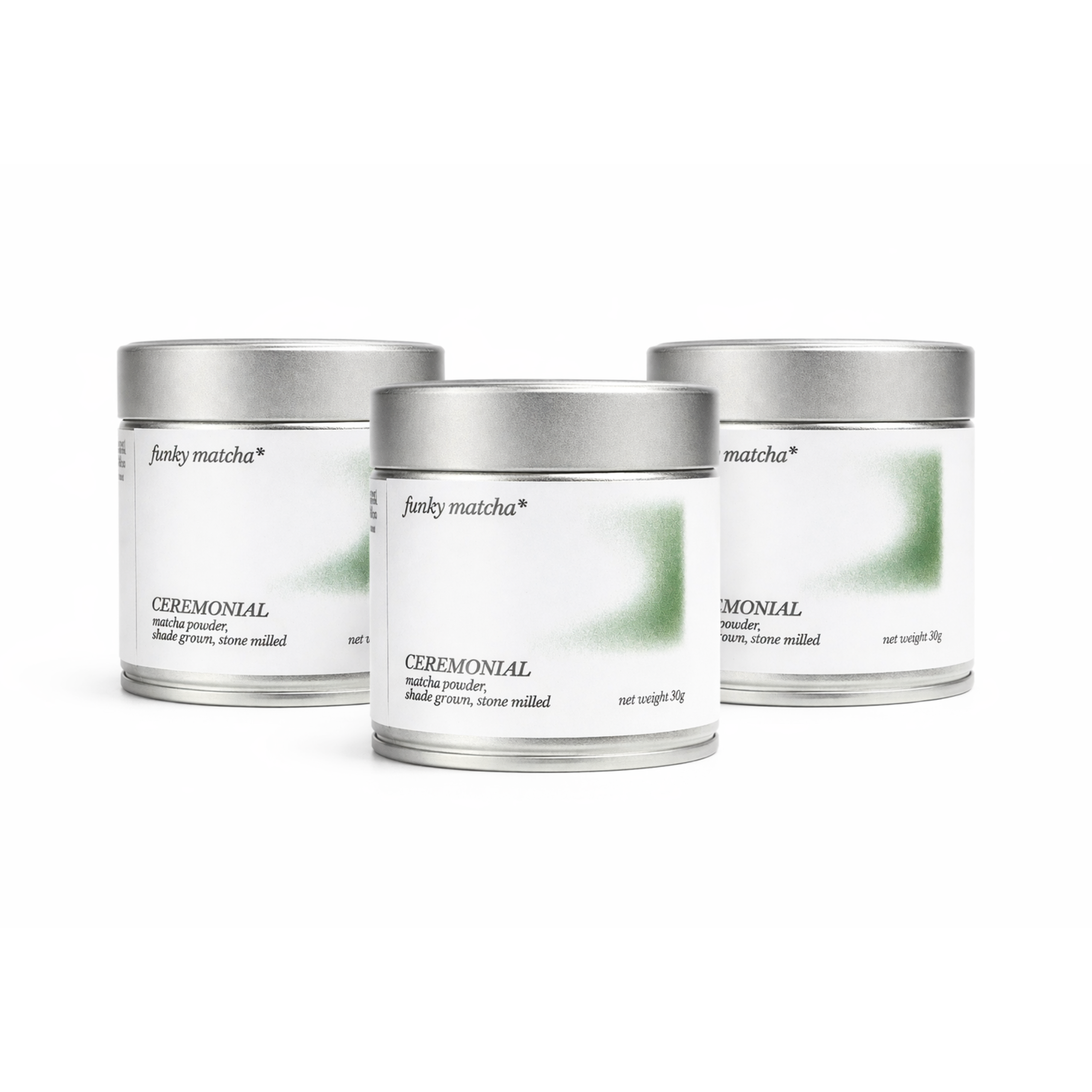 funky matcha ceremonial 30g set of 3