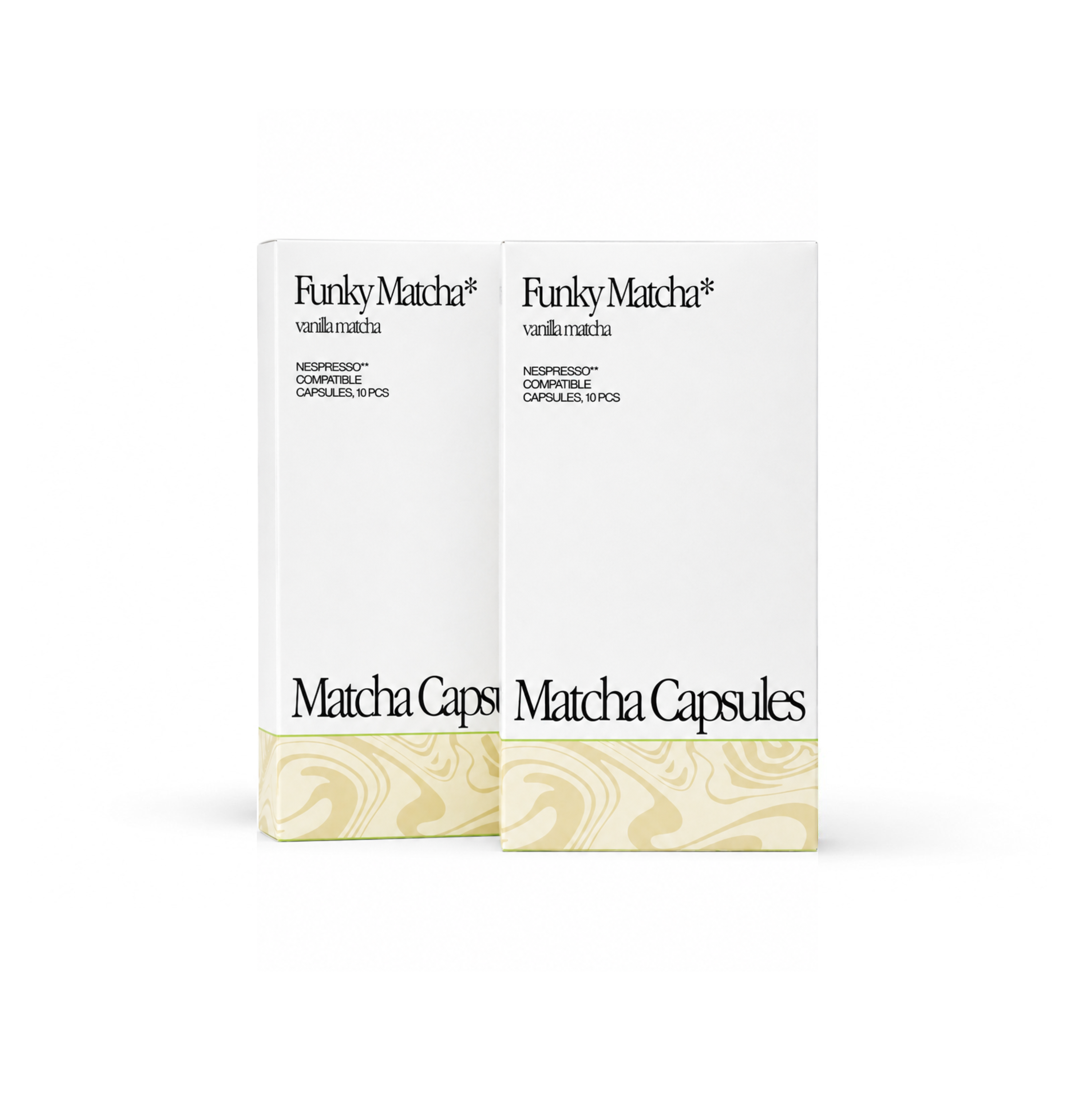 funky matcha nespresso vanilla pods 20