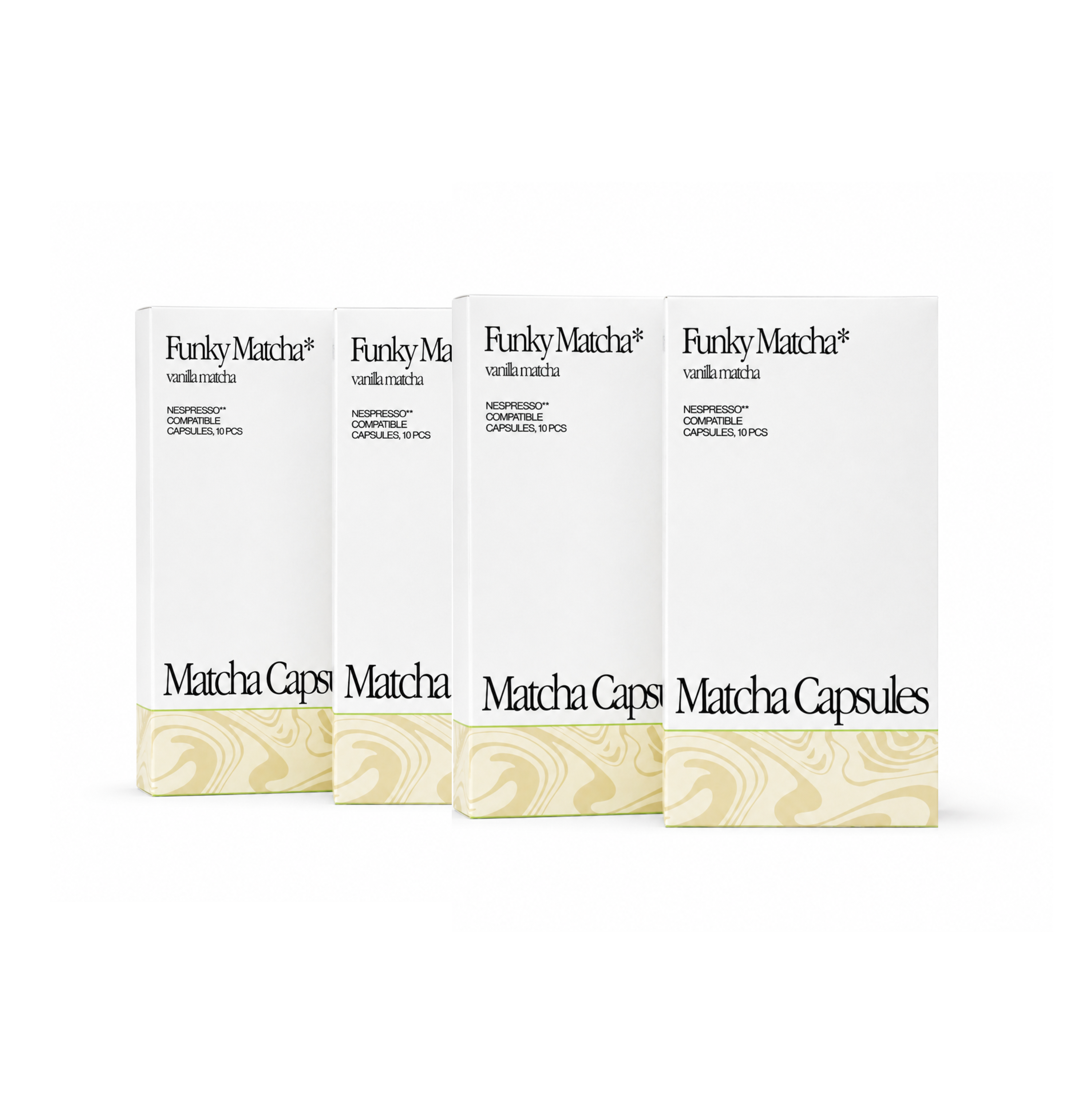 funky matcha nespresso vanilla pods 40