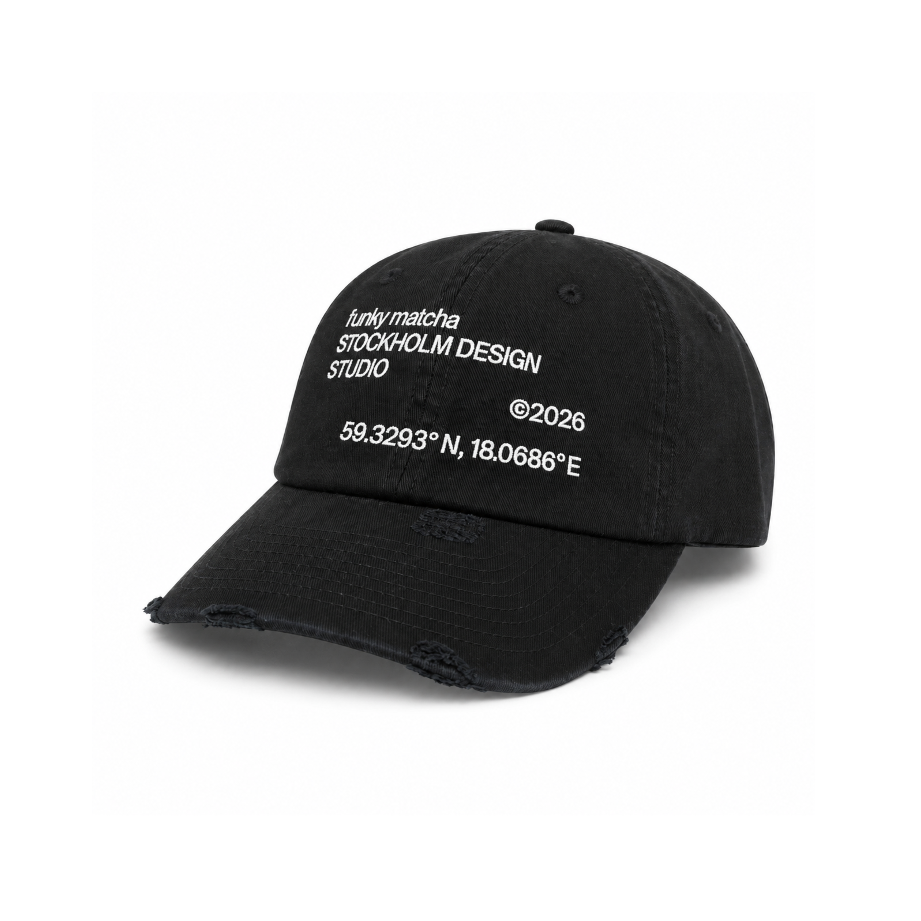 funky matcha stockholm black hat