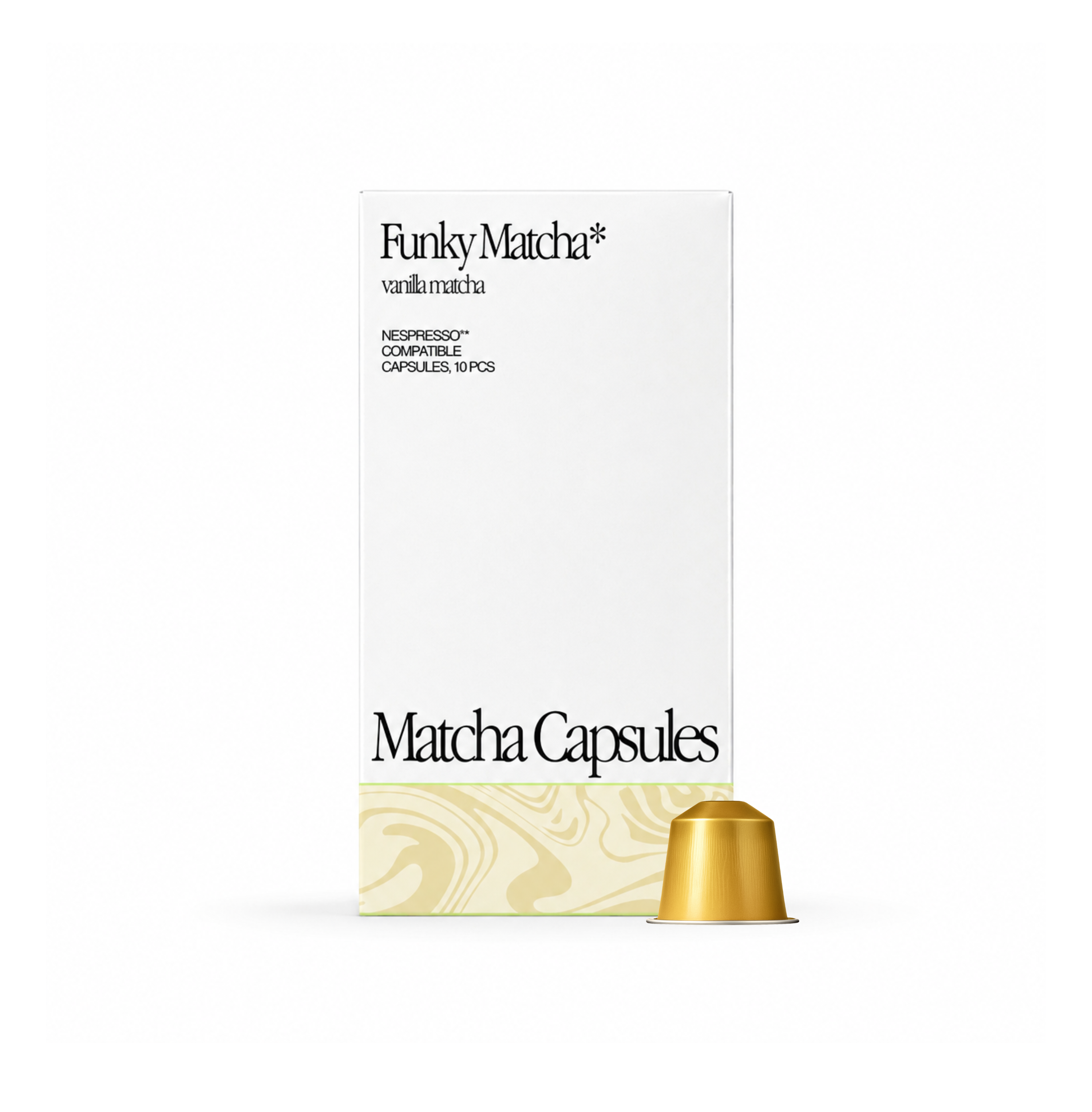 funky matcha vanilla pods