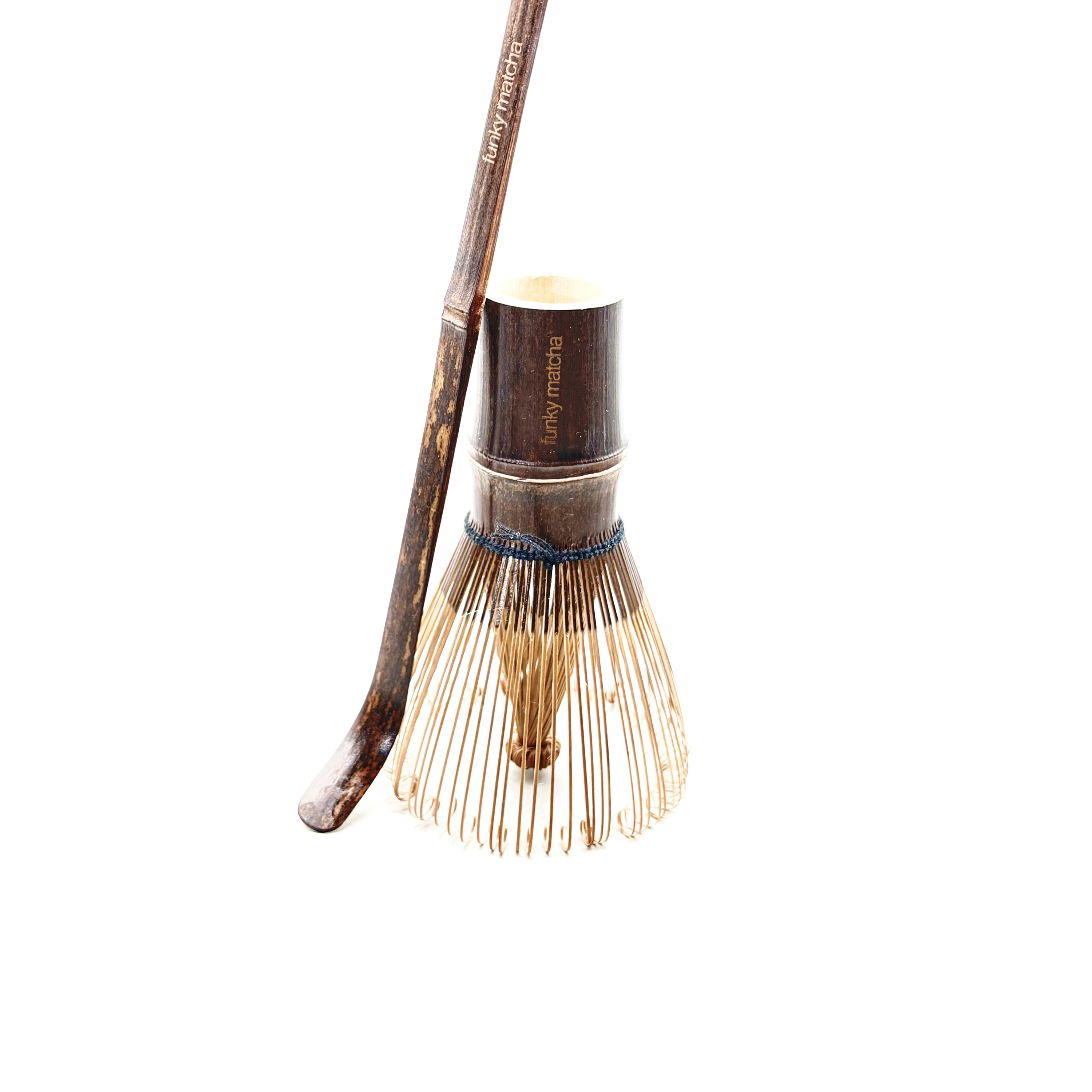 Black Bamboo Whisk & Scoop Set