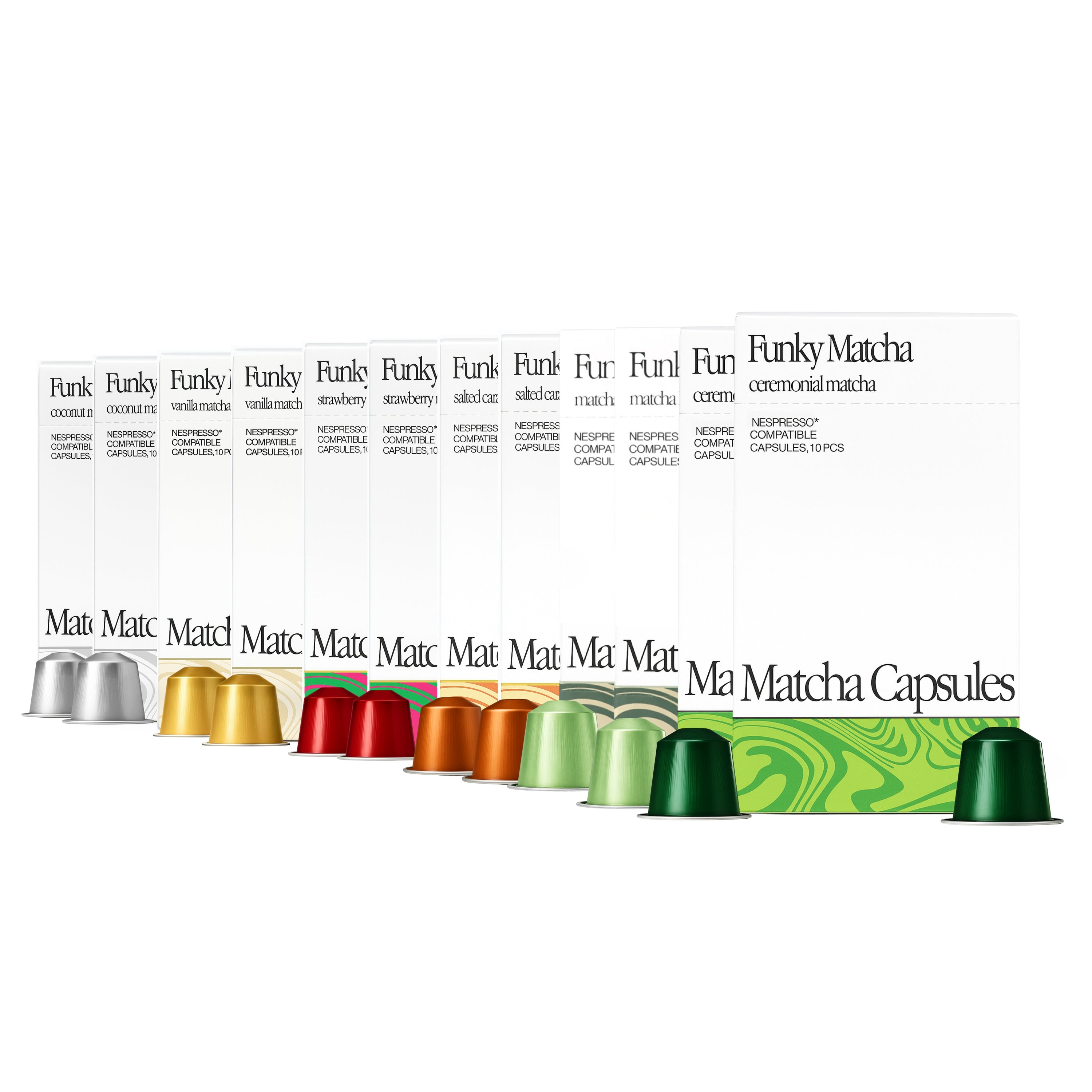 Matcha Pods Variety Pack – 60 Pods (Nespresso® Compatible)